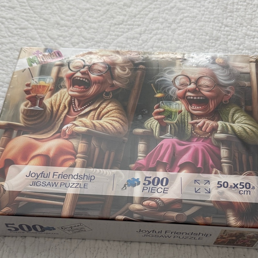 Joyful Friendship 500-Piece Jigsaw Puzzle by